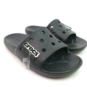 Crocs Classic Slip On Comfort Slide Sandals Black Mens Sz 5